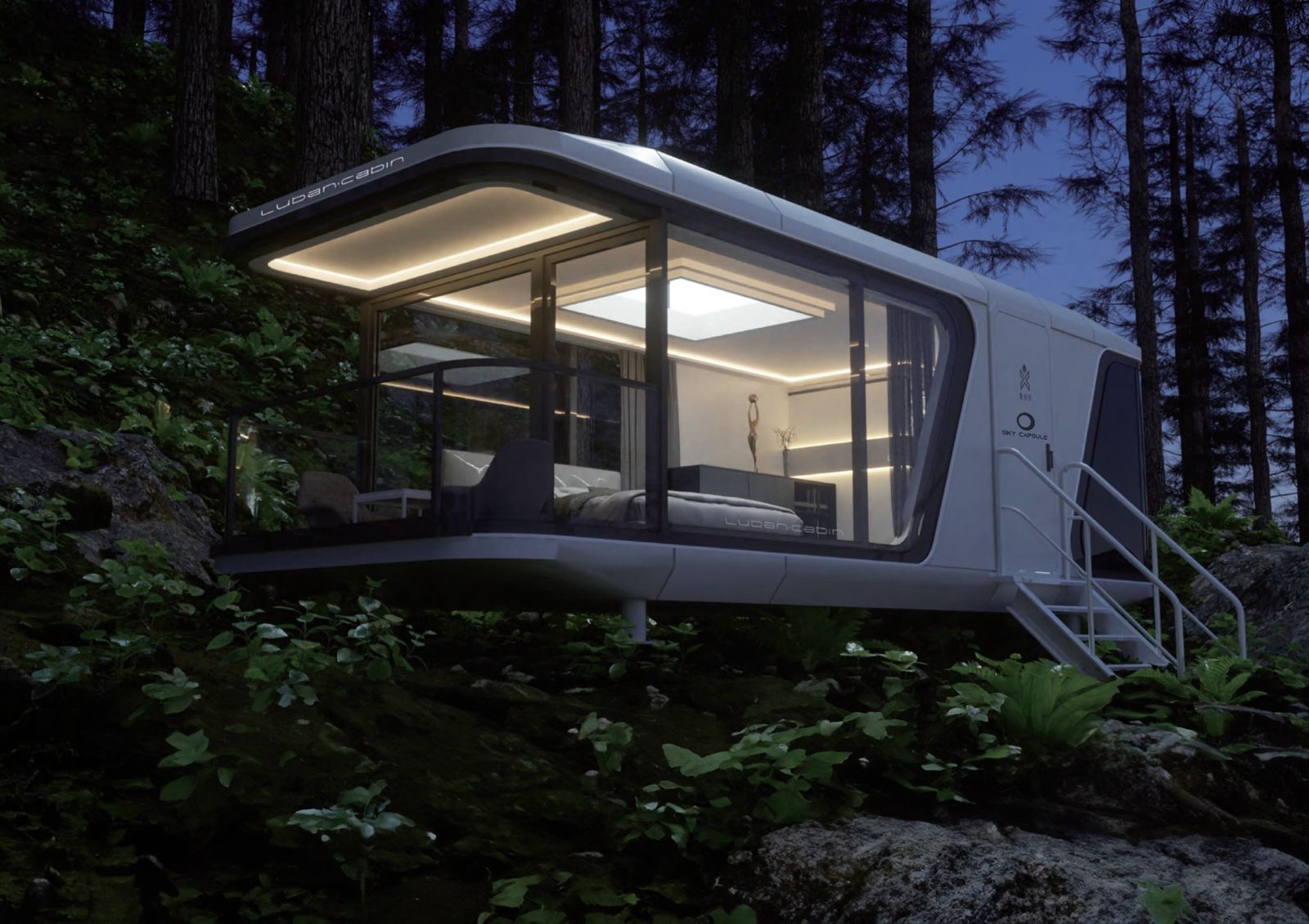 SKY CAPSULE na montanha, praia ou natureza